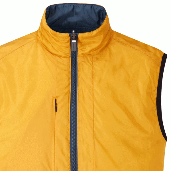 PING NORSE S4 REVERSIBLE VEST – STORMCLOUD / GOLD - Image 5