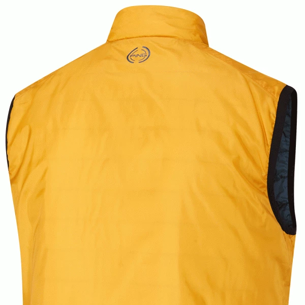 PING NORSE S4 REVERSIBLE VEST – STORMCLOUD / GOLD - Image 6