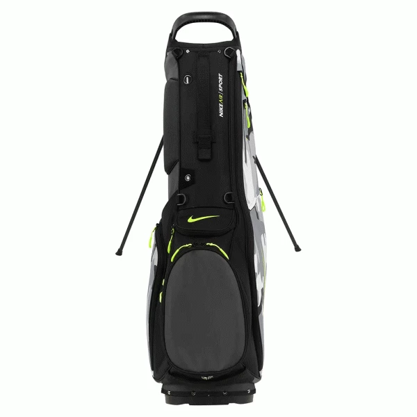 NIKE AIR SPORT 2 GOLF STAND CARRY BAG – BLACK / VOLT / CAMO - Image 3
