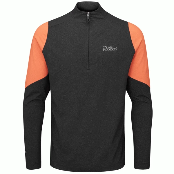 OSCAR JACOBSON LODSTOCK TOUR MIDLAYER – BLACK MARL