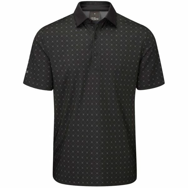 OSCAR JACOBSON BARTON POLO SHIRT – BLACK