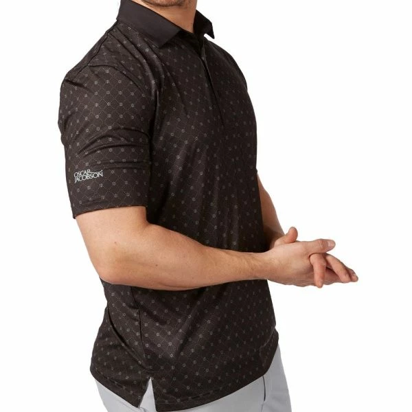 OSCAR JACOBSON BARTON POLO SHIRT – BLACK - Image 5