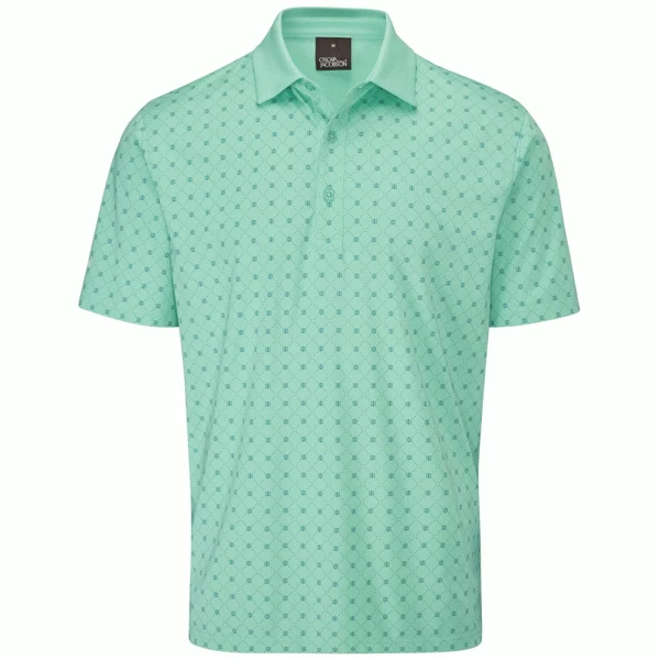 OSCAR JACOBSON BARTON POLO SHIRT – AQUA