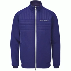 OSCAR JACOBSON HARRINGTON PADDED JACKET – NAVY