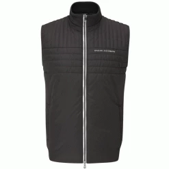 OSCAR JACOBSON HODGSON PADDED GILET – BLACK