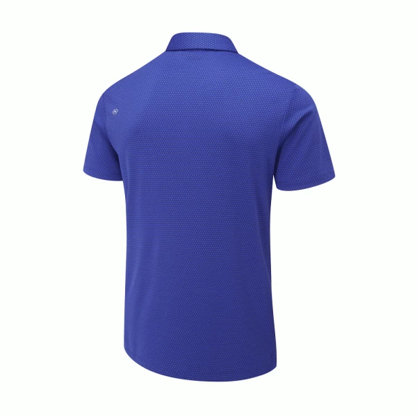 PING HALCYON GOLF POLO SHIRT – BLUE SURF - Image 2