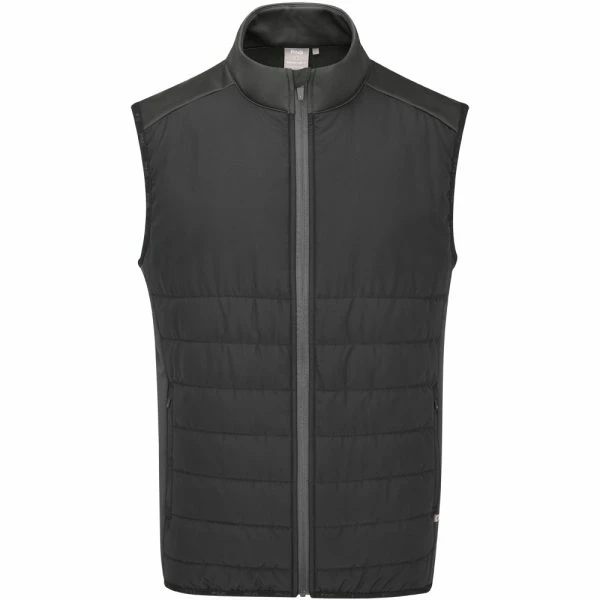 PING ARLO SENSORWARM FULL-ZIP VEST – BLACK / ASPHALT