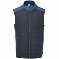 PING ARLO SENSORWARM FULL-ZIP VEST – STORMCLOUD / NAVY