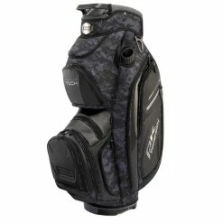 POWAKADDY PREM-TECH 14 WAY DIVIDER GOLF CART TROLLEY BAG – BLACK / CAMO