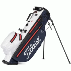 TITLEIST PLAYERS 4 STADRY STAND BAG – NAVY / WHITE / RED
