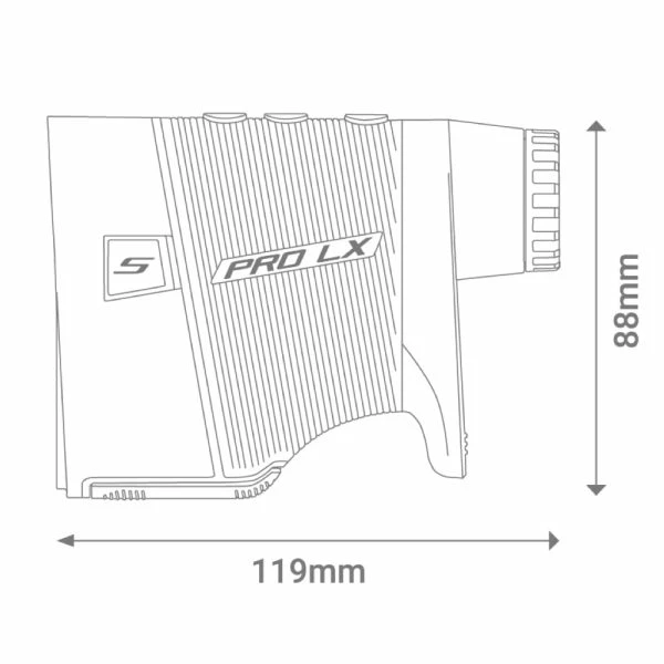 SHOT SCOPE PRO LX LASER RANGEFINDER – ORANGE - Image 18