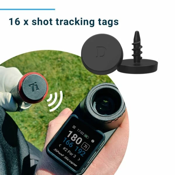 SHOT SCOPE PRO LX+ LASER RANGEFINDER / GOLF GPS / SHOT TRACKER – ORANGE - Image 11