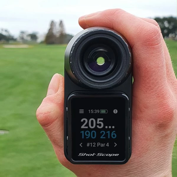 SHOT SCOPE PRO LX+ LASER RANGEFINDER / GOLF GPS / SHOT TRACKER – ORANGE - Image 20