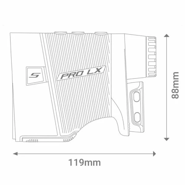 SHOT SCOPE PRO LX+ LASER RANGEFINDER / GOLF GPS / SHOT TRACKER – ORANGE - Image 25