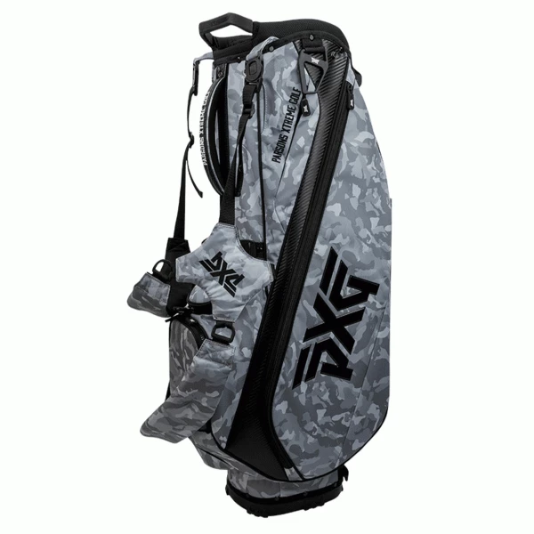 PXG LIGHTWEIGHT GOLF STAND CARRY BAG – GREY CAMO - Image 2