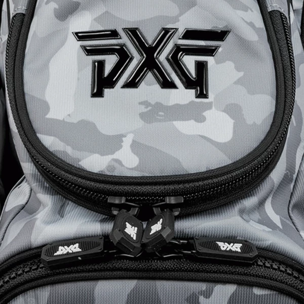 PXG LIGHTWEIGHT GOLF STAND CARRY BAG – GREY CAMO - Image 5