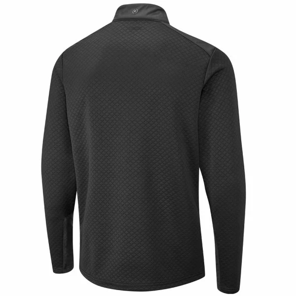 PING MARSHALL 1/2 ZIP GOLF PULLOVER – BLACK - Image 2
