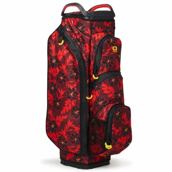 OGIO ALL ELEMENTS SILENCER CART BAG – RED FLOWER PARTY - Image 4