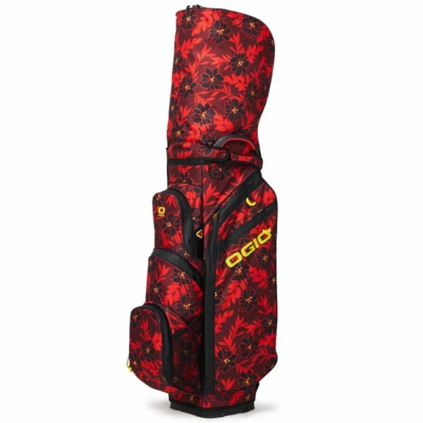 OGIO ALL ELEMENTS SILENCER CART BAG – RED FLOWER PARTY - Image 7