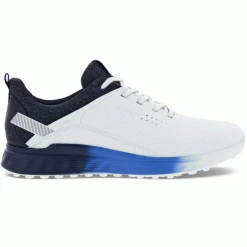 ECCO S-THREE GORE-TEX® GOLF SHOES – WHITE / BLACK / BLUE