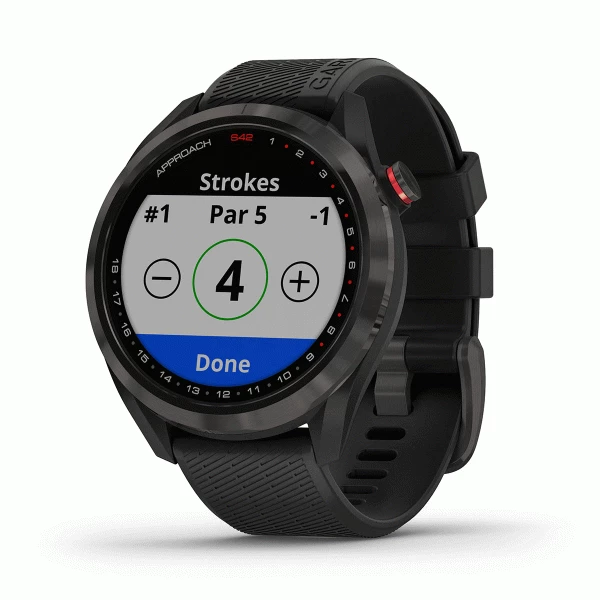 GARMIN APPROACH S42 GOLF GPS WATCH – BLACK - Image 4