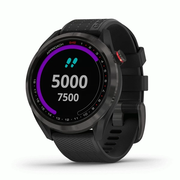 GARMIN APPROACH S42 GOLF GPS WATCH – BLACK - Image 5