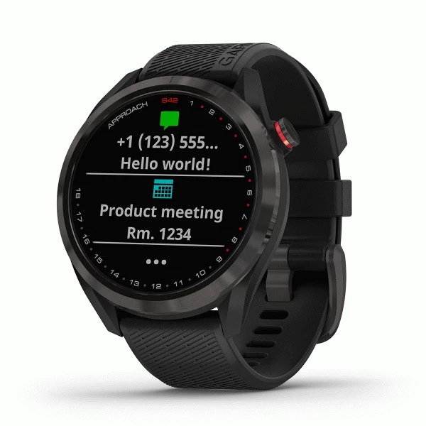 GARMIN APPROACH S42 GOLF GPS WATCH – BLACK - Image 8