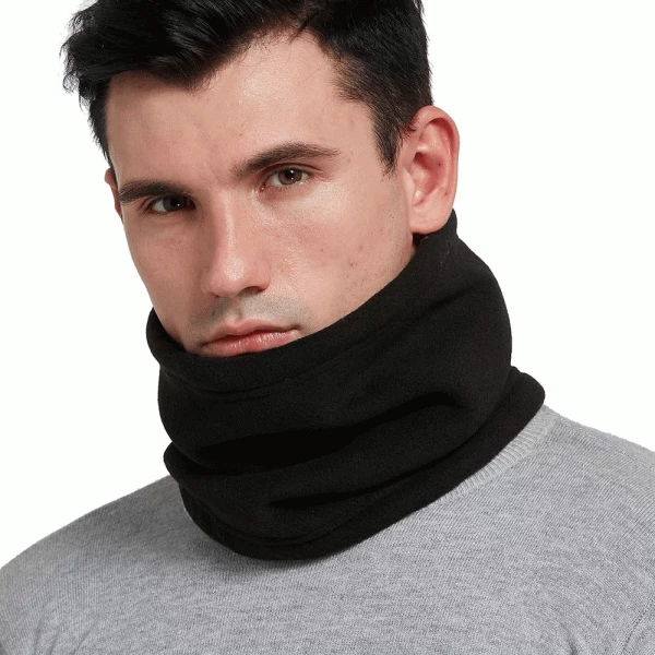 BLIZZARD POLAR FLEECE SNOOD – BLACK - Image 2