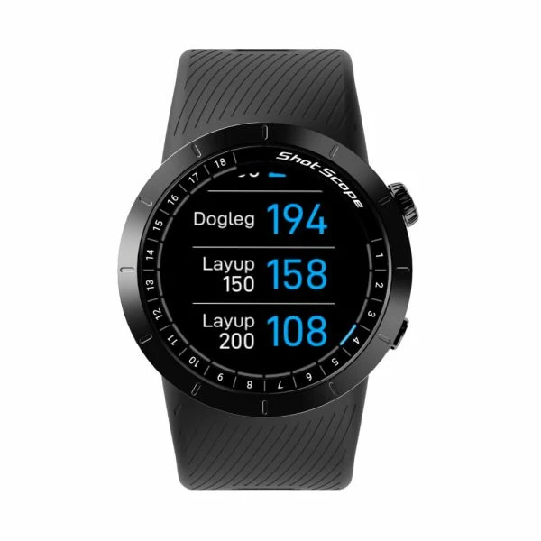 SHOT SCOPE X5 GOLF WATCH / GAME TRACKER – STEALTH BLACK - Image 6