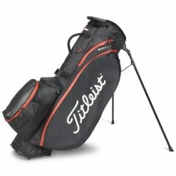 TITLEIST PLAYERS 5 STADRY STAND BAG – BLACK / RED