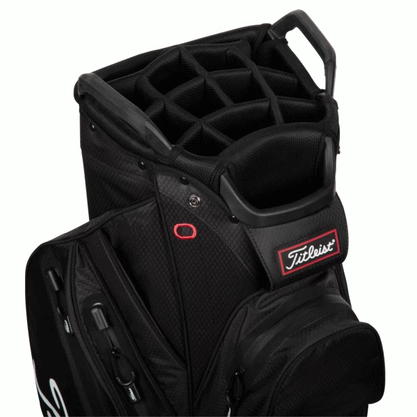 TITLEIST STADRY 14 GOLF CART BAG – BLACK - Image 3
