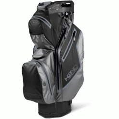SUN MOUNTAIN H2NO STAFF WATERPROOF GOLF CART BAG – BLACK / NICKEL / CADET