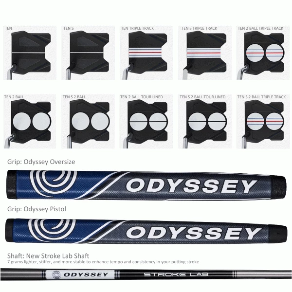 ODYSSEY TEN 2 BALL TOUR LINED PUTTER - Image 6