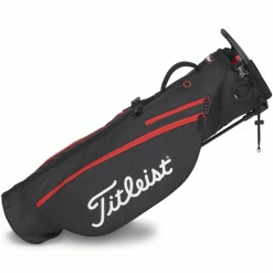 TITLEIST 2023 PREMIUM CARRY BAG – BLACK / RED