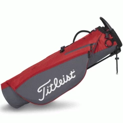 TITLEIST 2023 PREMIUM CARRY BAG – RED / GRAPHITE