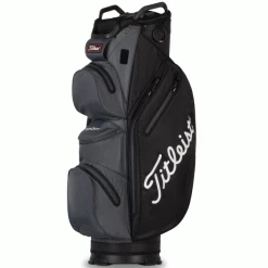 TITLEIST STADRY 14 GOLF CART BAG – BLACK / CHARCOAL