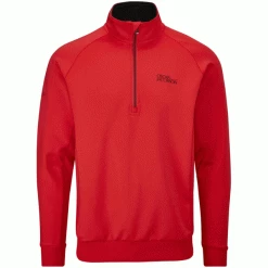 OSCAR JACOBSON TRENT TOUR 1/2 ZIP MID LAYER – JEWEL RED