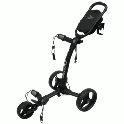 AXGLO TRILITE 3 WHEEL GOLF TROLLEY – BLACK / BLACK +FREE £39.99 ACCESSORY PACK