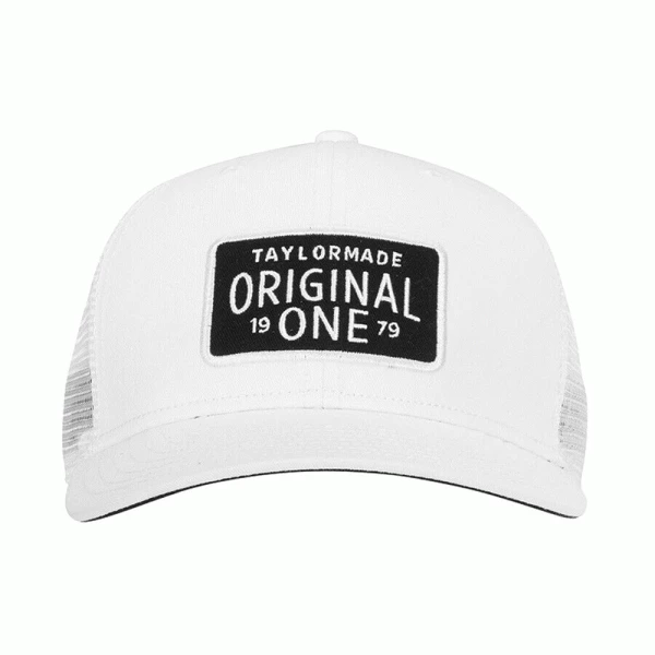 TAYLORMADE ORIGINAL ONE PERFORMANCE GOLF CAP – WHITE - Image 2