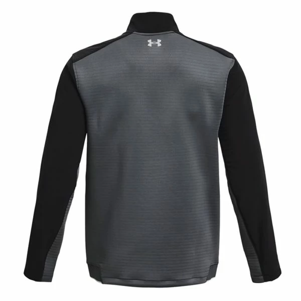 UNDER ARMOUR STORM DAYTONA GOLF PULLOVER – GREY / BLACK - Image 2