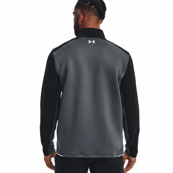 UNDER ARMOUR STORM DAYTONA GOLF PULLOVER – GREY / BLACK - Image 4