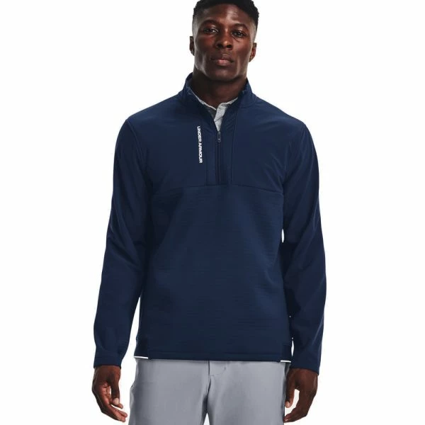 UNDER ARMOUR STORM DAYTONA GOLF PULLOVER – NAVY - Image 6