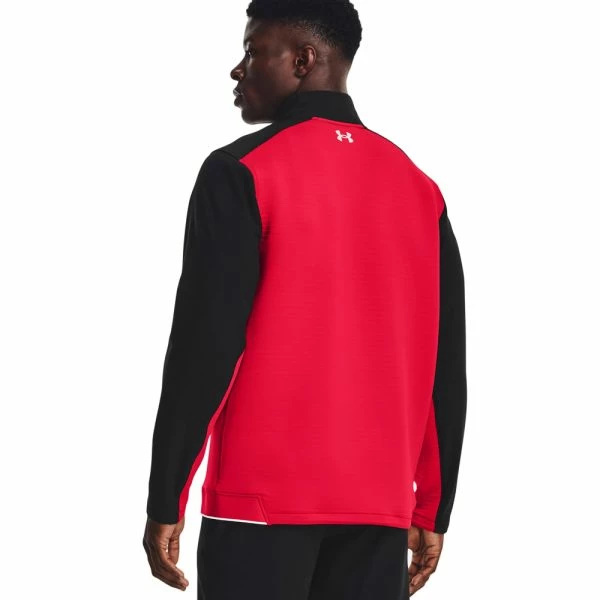 UNDER ARMOUR STORM DAYTONA GOLF PULLOVER – RED - Image 4