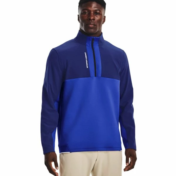 UNDER ARMOUR STORM DAYTONA GOLF PULLOVER – BLUE - Image 5