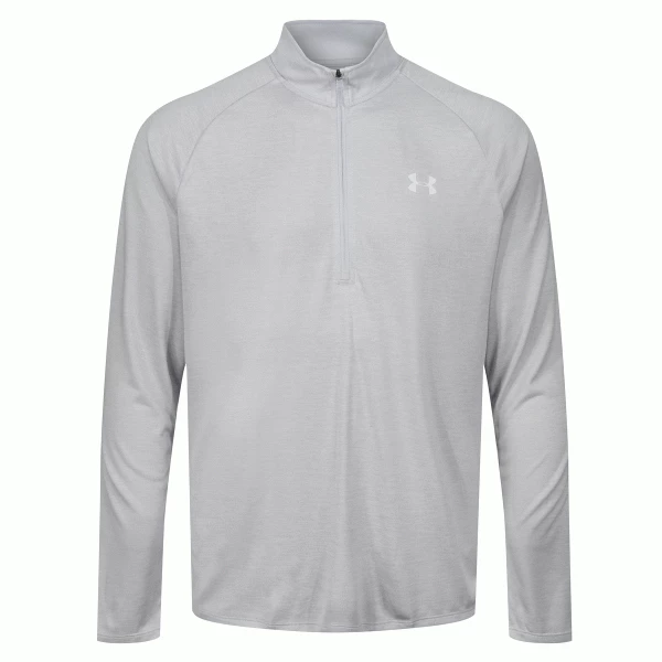 UNDER ARMOUR UA TECH™ 1/4 ZIP GOLF PULLOVER – HALO GREY