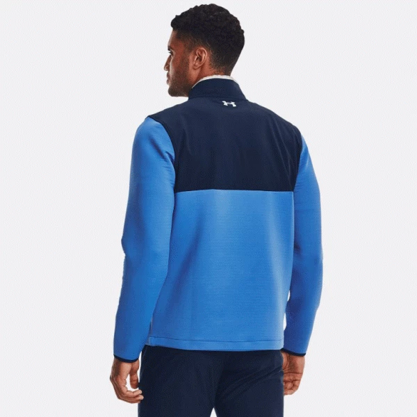 UNDER ARMOUR STORM DAYTONA GOLF PULLOVER – VICTORY BLUE - Image 4