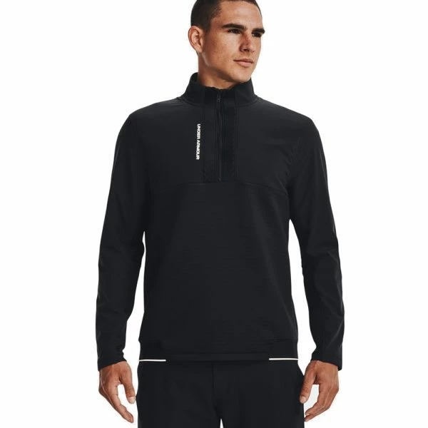UNDER ARMOUR STORM DAYTONA GOLF PULLOVER – BLACK - Image 4