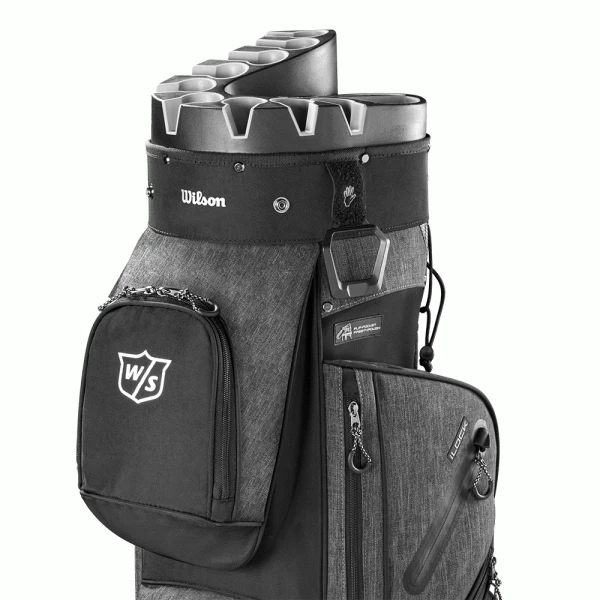 WILSON STAFF 2023 I-LOCK DRY GOLF CART BAG – BLACK / SILVER - Image 3
