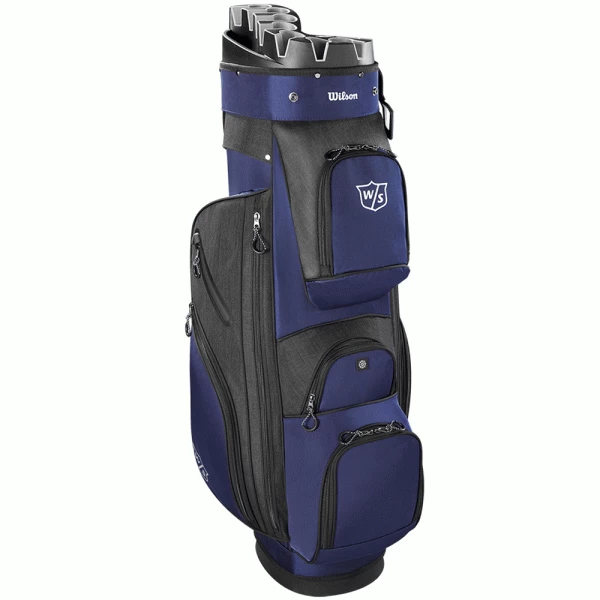WILSON STAFF 2023 I-LOCK III GOLF CART BAG – NAVY / BLACK - Image 2