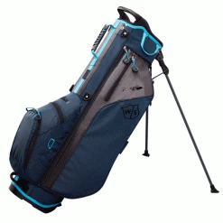 WILSON STAFF FEATHER GOLF STAND CARRY BAG – NAVY / LIGHT BLUE
